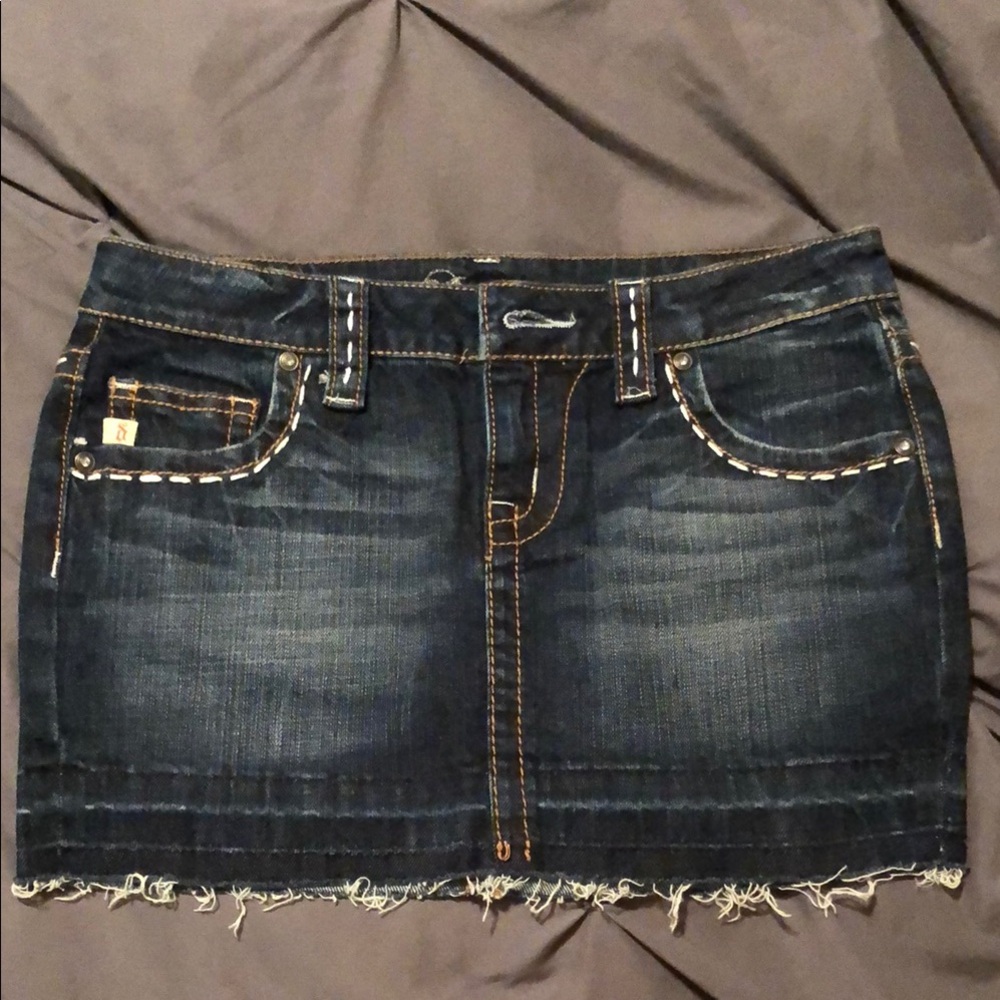 Decree Denim Mini Skirt